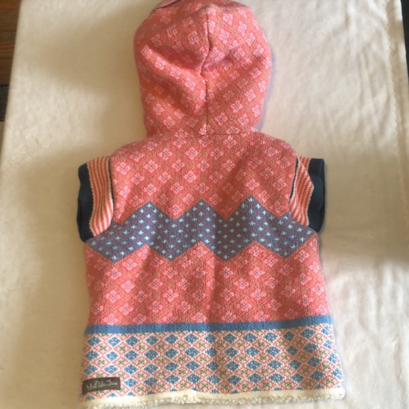 Like new fuzzy Matilda Jane sweater hoodie vest size 2T - Picture 4 of 10